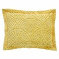 Better Trends Wedding Ring Collection Standard Sham, Yellow SHWR2127YE